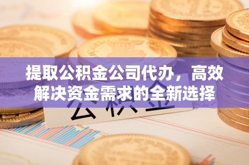 永昌提取公积金公司代办，高效解决资金需求的全新选择