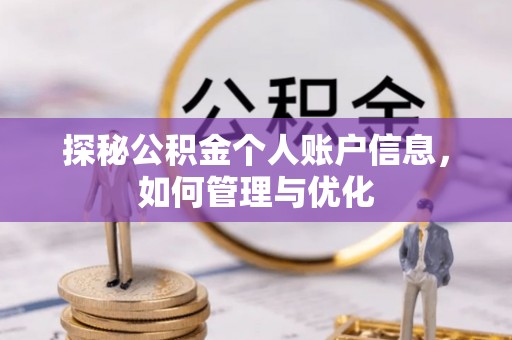 永昌探秘公积金个人账户信息，如何管理与优化