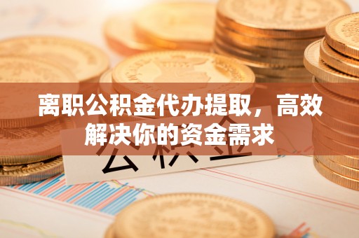 永昌离职公积金代办提取，高效解决你的资金需求
