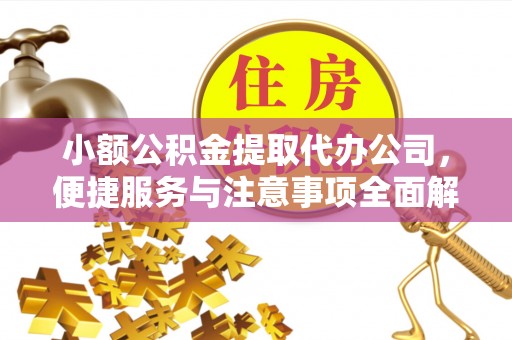永昌小额公积金提取代办公司，便捷服务与注意事项全面解析