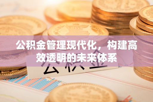 永昌公积金管理现代化，构建高效透明的未来体系