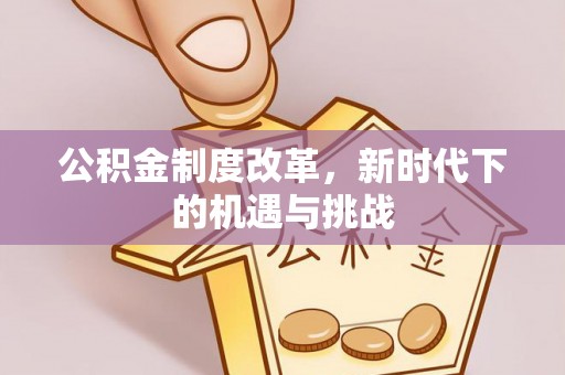 永昌公积金制度改革，新时代下的机遇与挑战