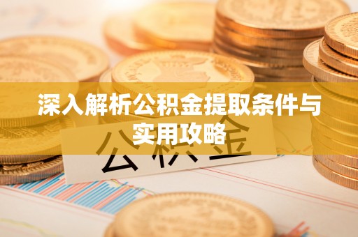 永昌深入解析公积金提取条件与实用攻略