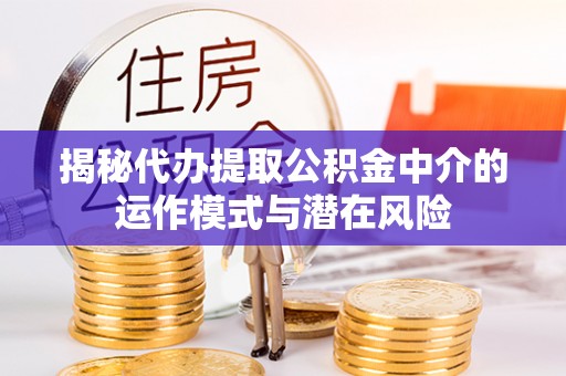 永昌揭秘代办提取公积金中介的运作模式与潜在风险