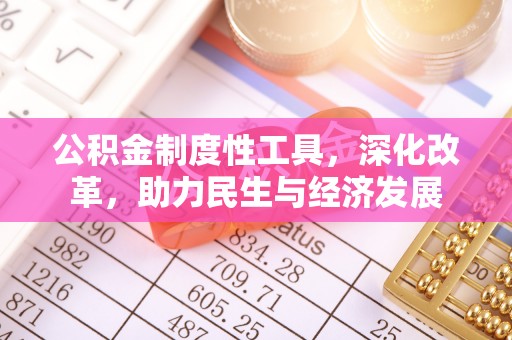 永昌公积金制度性工具，深化改革，助力民生与经济发展