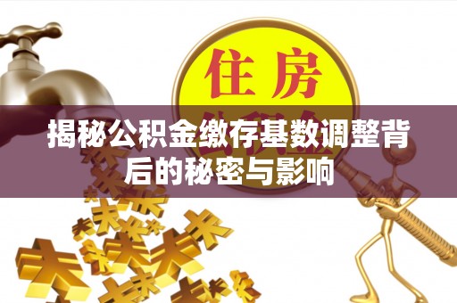 永昌揭秘公积金缴存基数调整背后的秘密与影响