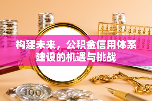 永昌构建未来，公积金信用体系建设的机遇与挑战